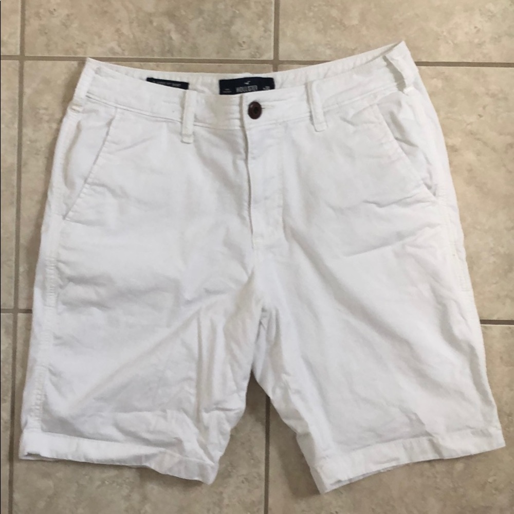 White khaki shorts